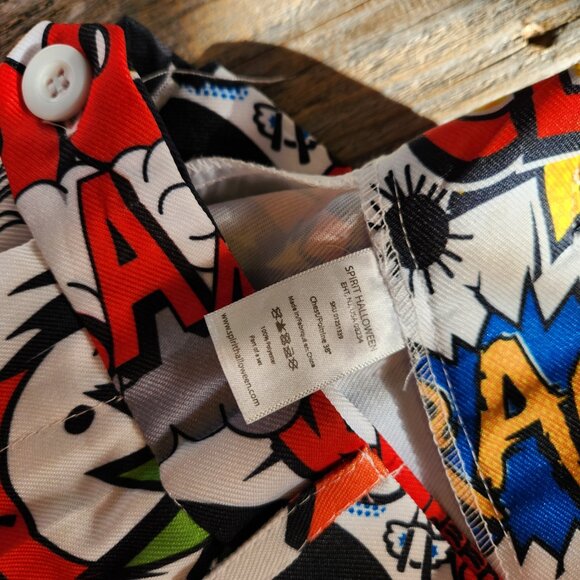 Spirit Halloween Men's Comic Print Suit, Size 38 - Picture 7 of 8